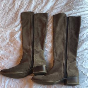 Steve Madden Knee High Taupe Boots